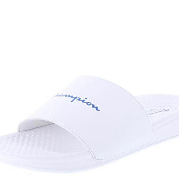 champion white flip flops